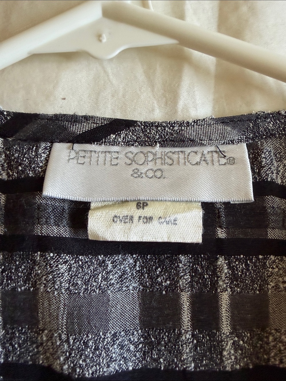 Vintage Black and Grey Vest Tank Top - Picture 4 of 4